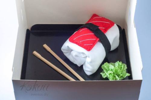 foto de la canastilla de sushi